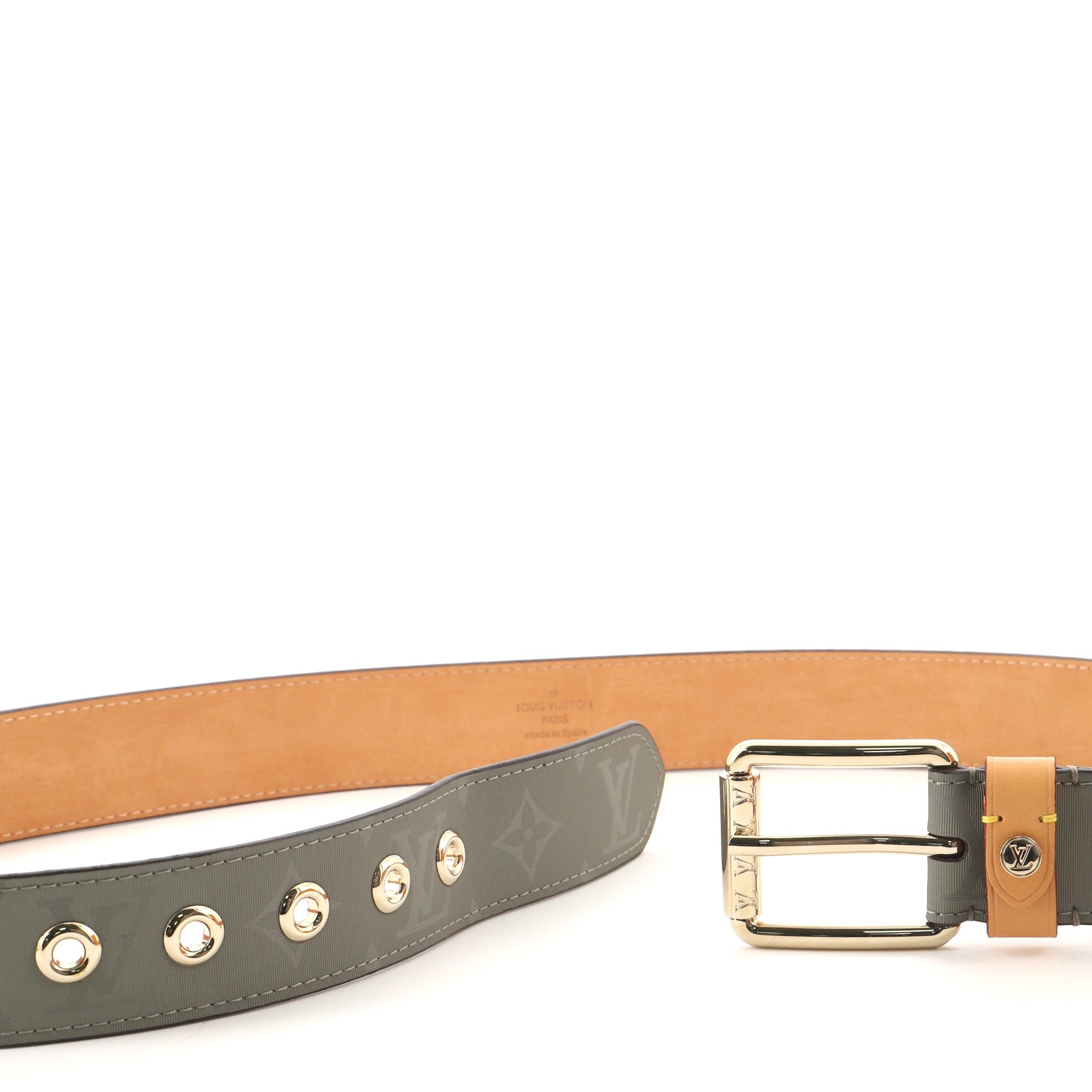 Voyager Belt Monogram Titanium Medium 90