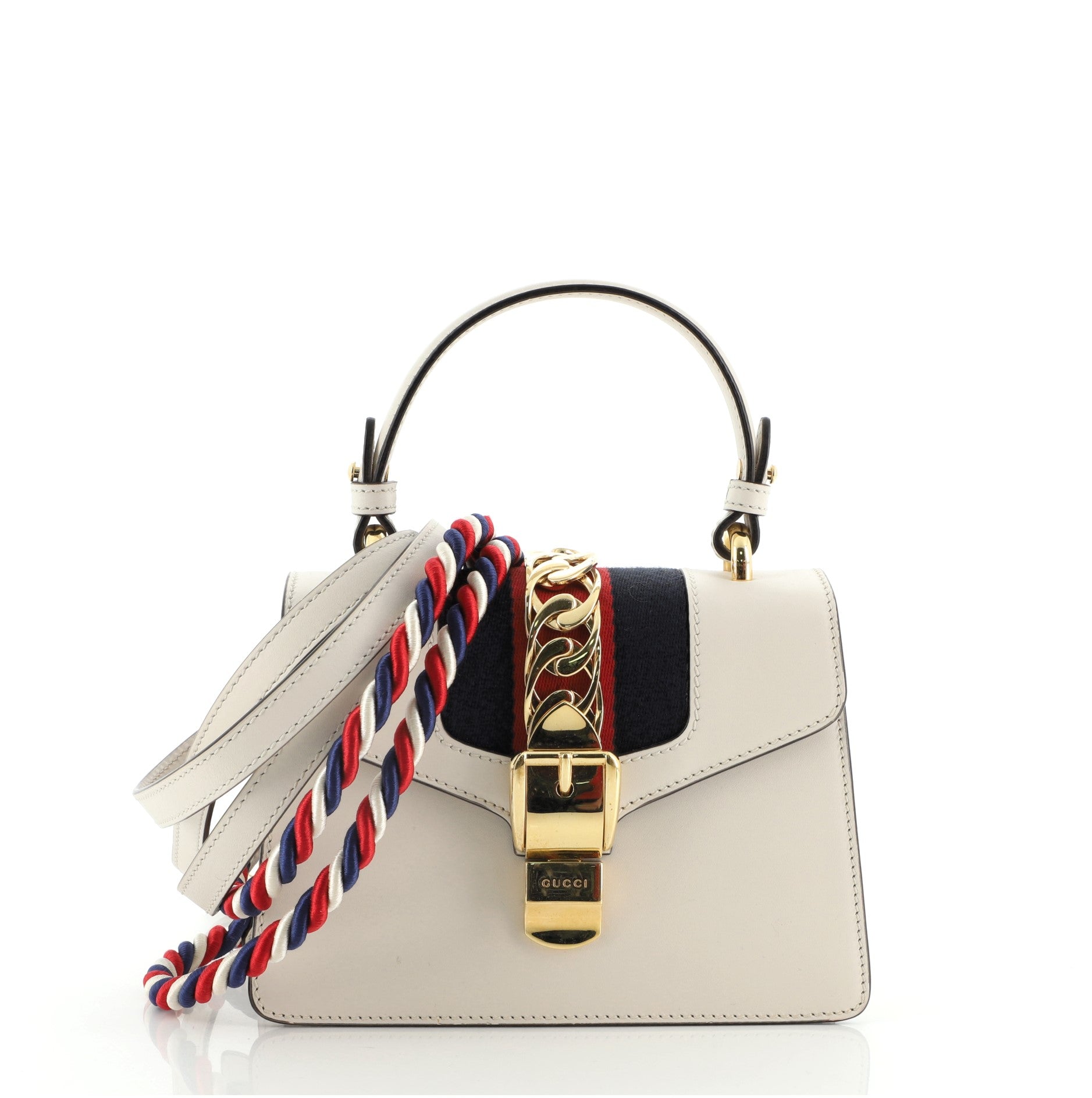 Sylvie Top Handle Bag Leather Mini