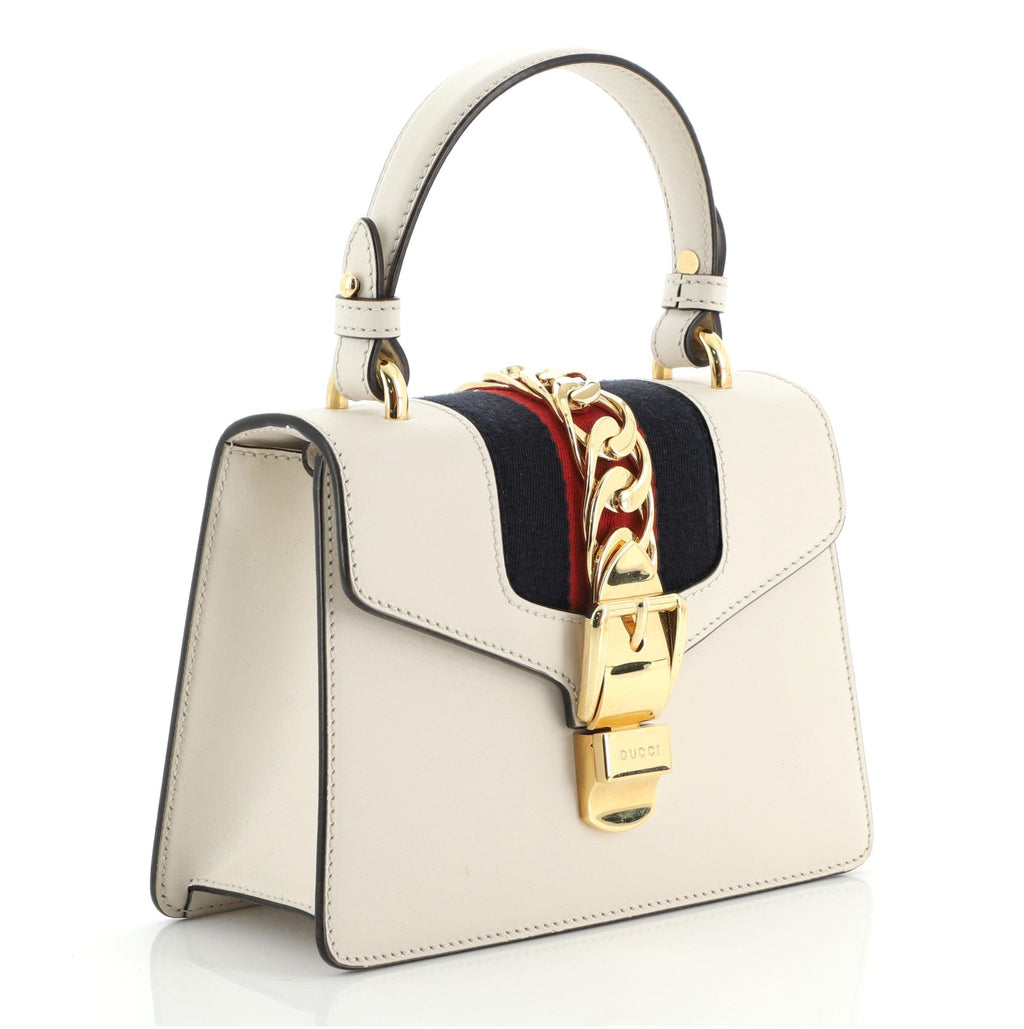 Sylvie Top Handle Bag Leather Mini