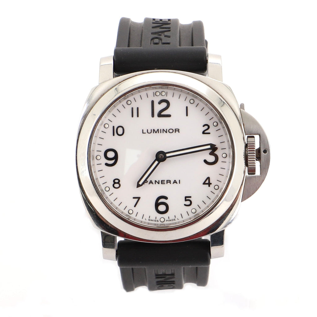 Luminor Base Manual Watch Stainless Steel and Rubber 44