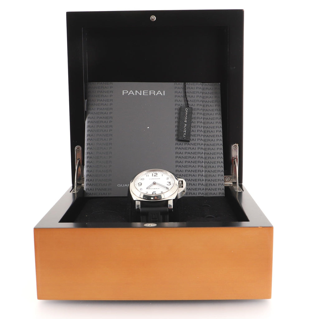 Luminor Base Manual Watch Stainless Steel and Rubber 44