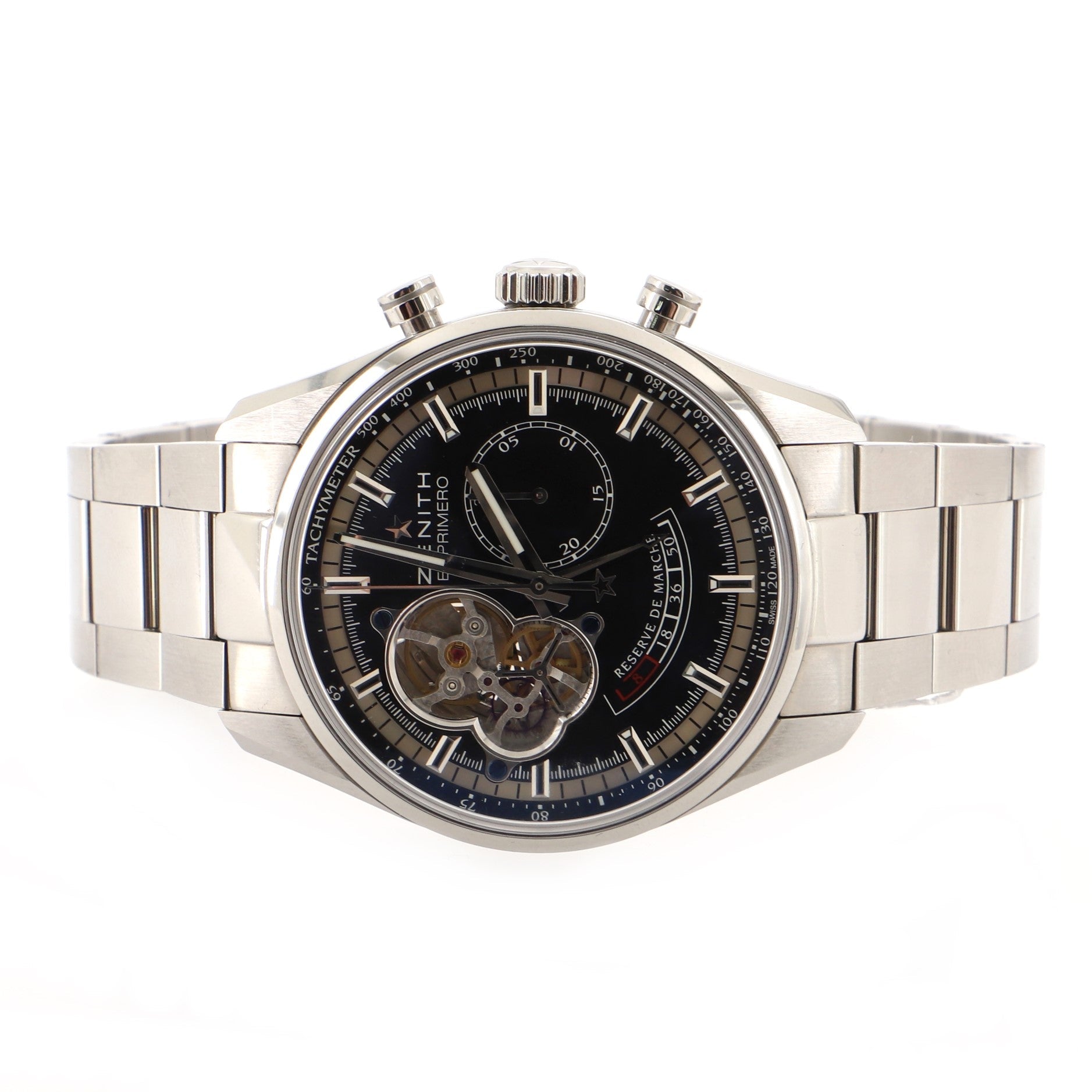 El Primero Chronomaster Open Power Reserve Automatic Watch Stainless Steel 42