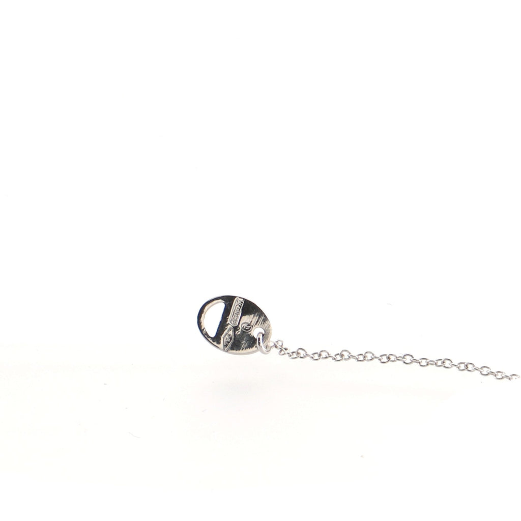 Belle Epoque Pendant Necklace 18K White Gold with Diamonds and Sapphires XXS