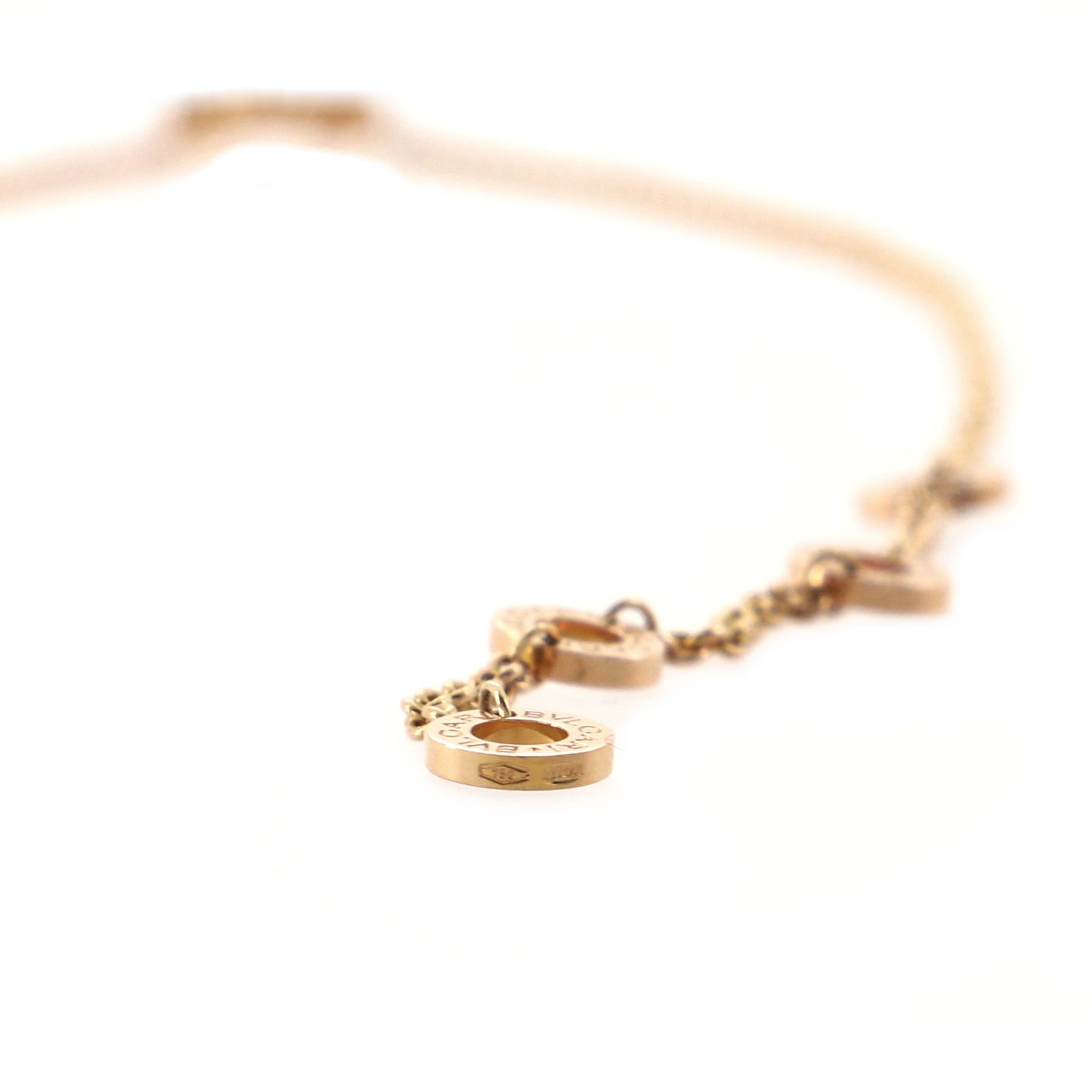 B.Zero1 Pendant Necklace 18K Rose Gold