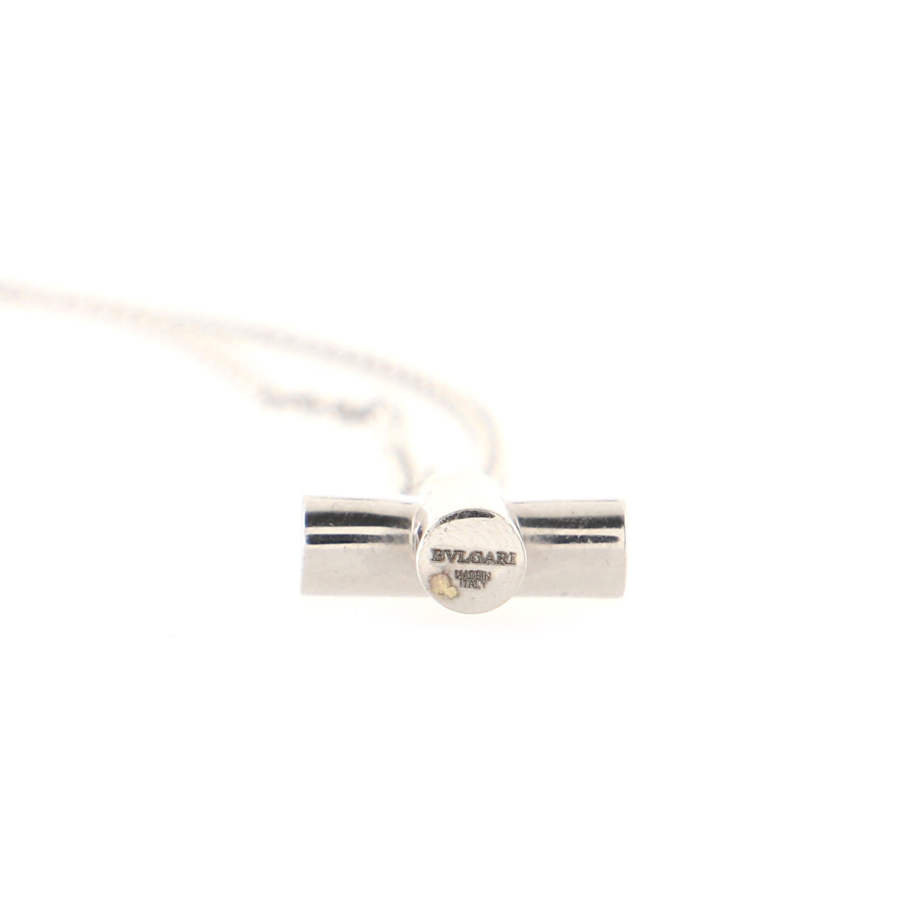Latin Cross Necklace 18K White Gold
