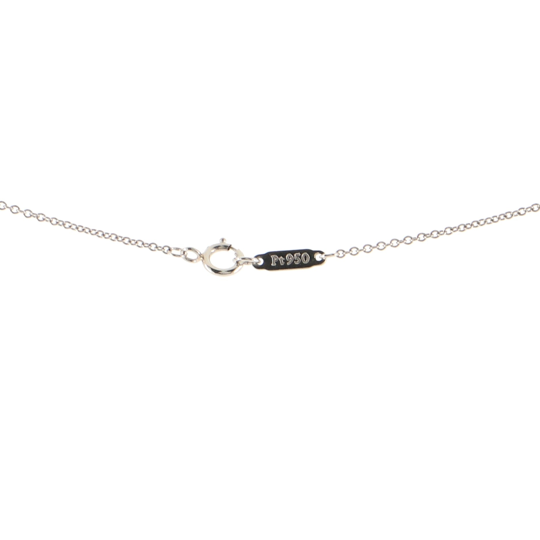 Soleste Circlet Pendant Necklace Platinum and Diamonds Mini
