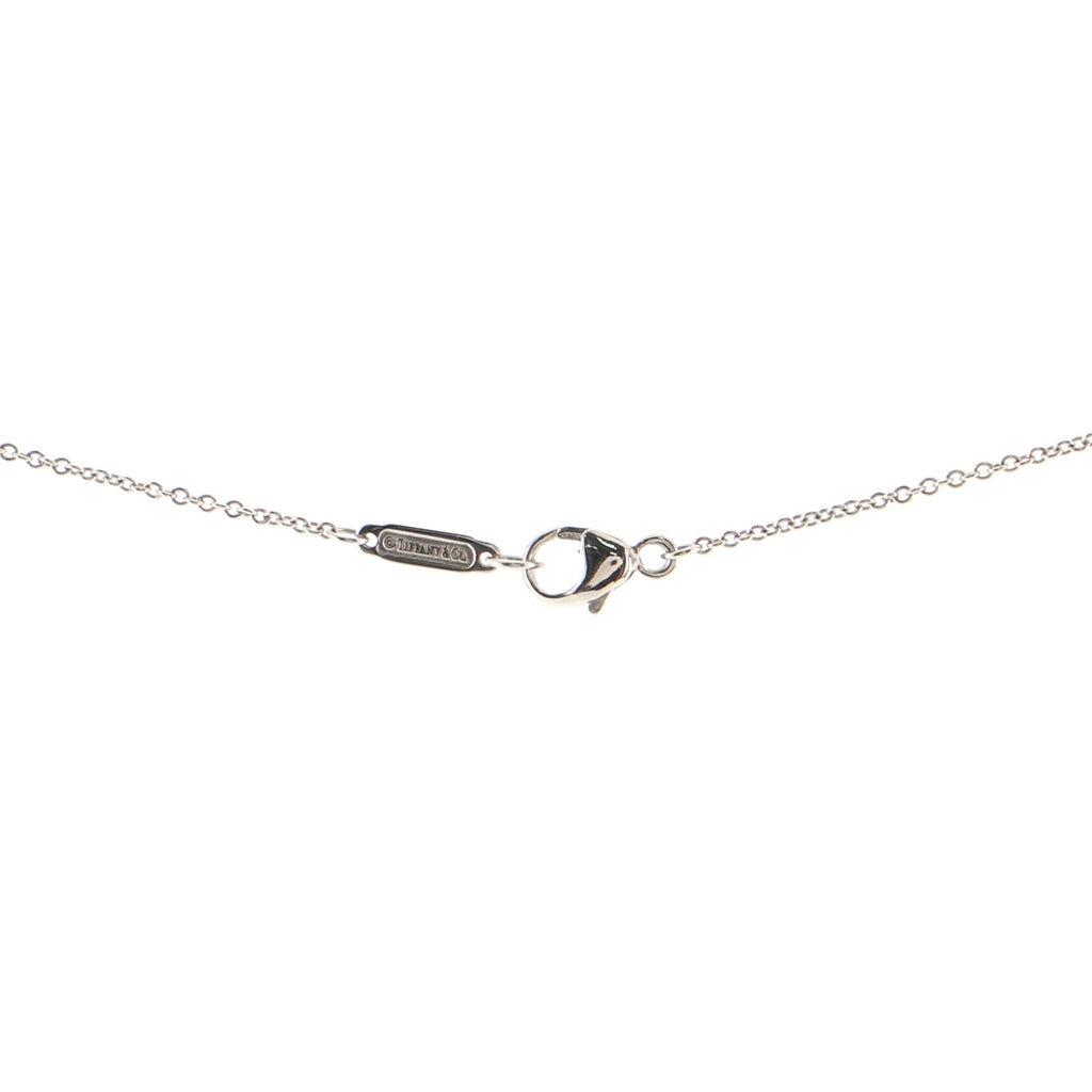 Star Drop Pendant Necklace Platinum and Diamonds