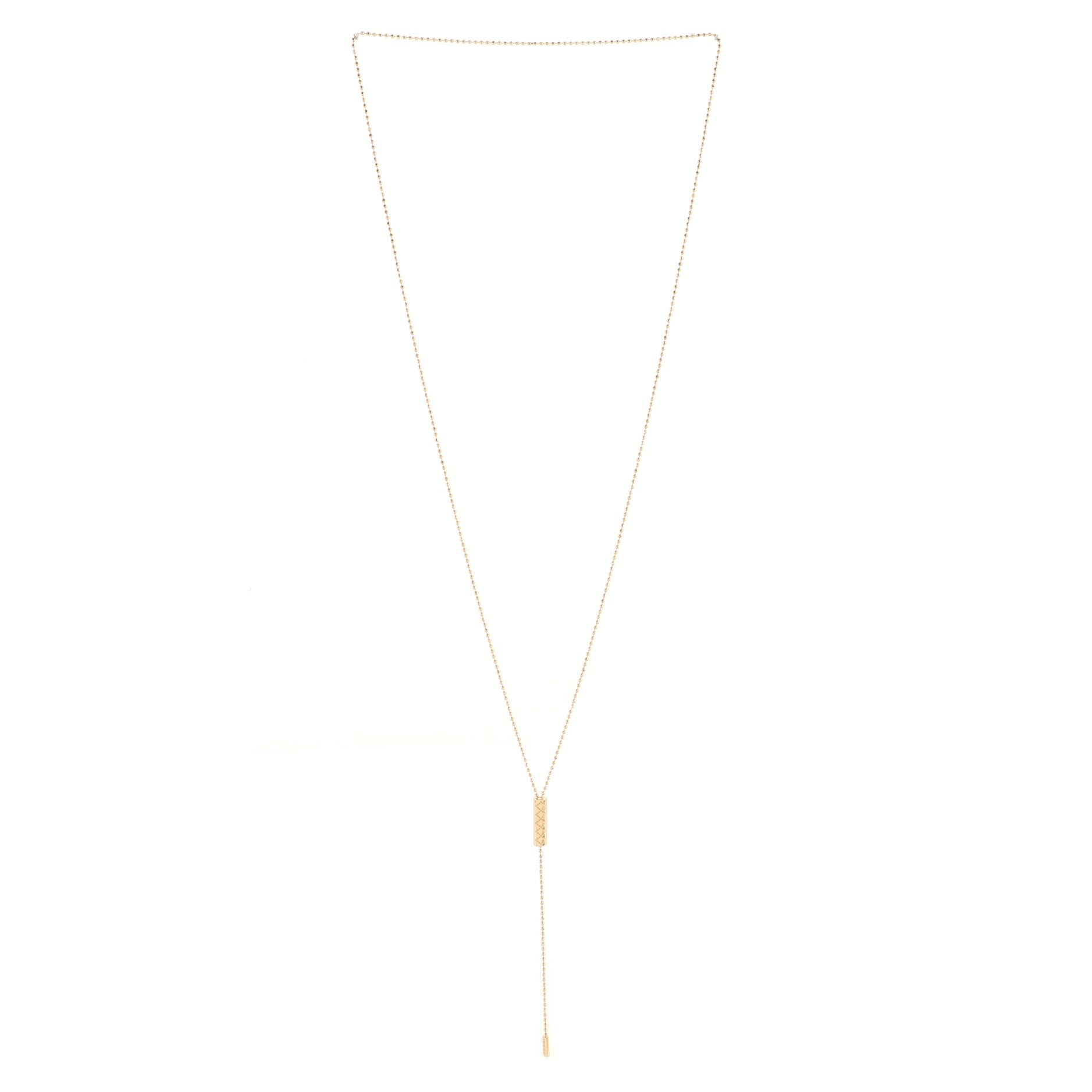 Diamantissima Lariat Necklace 18K Rose Gold