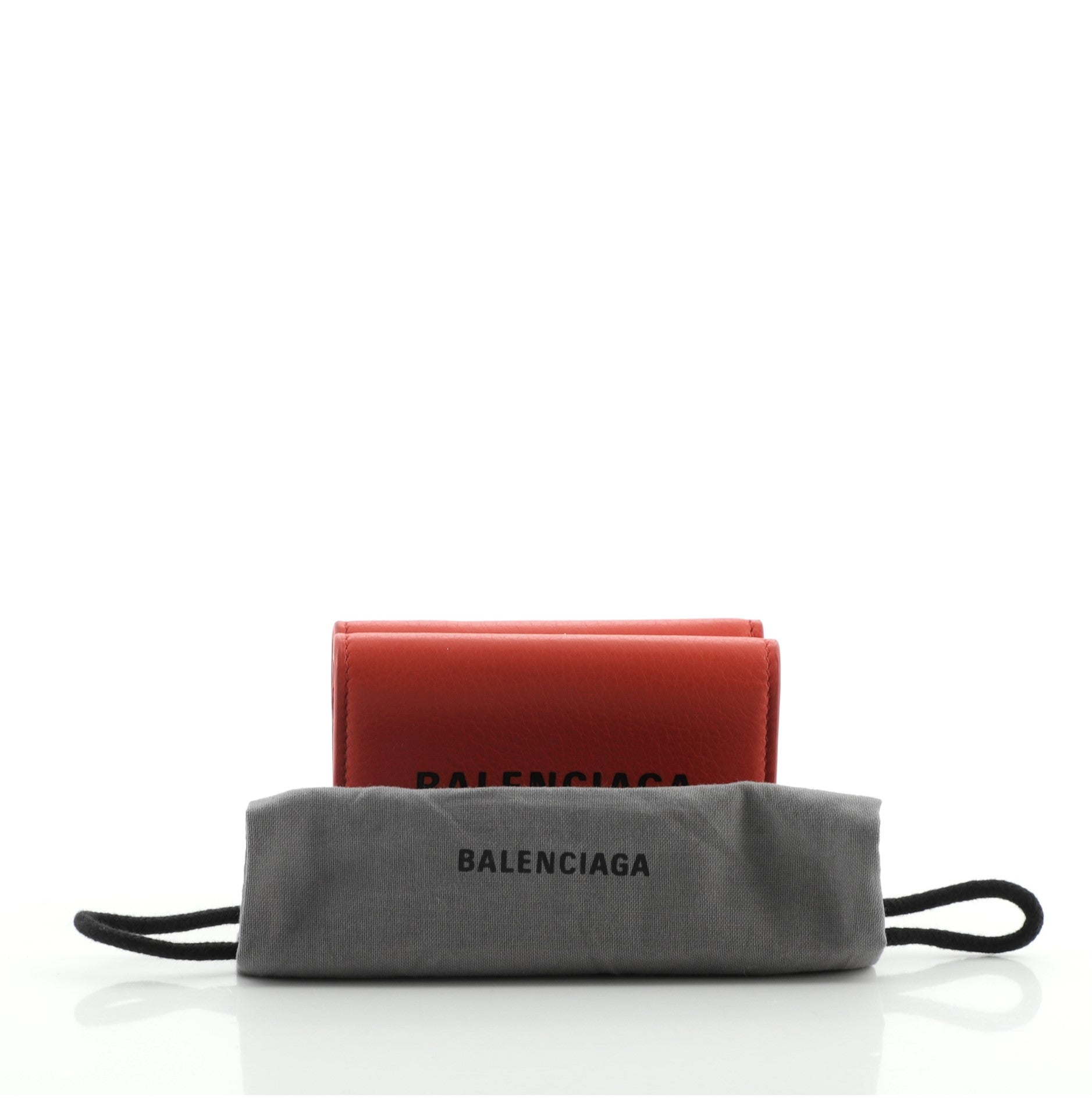Logo Trifold Wallet Leather Mini