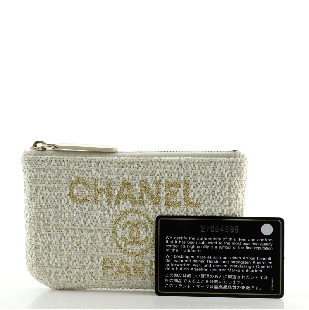 Deauville Pouch Raffia Mini