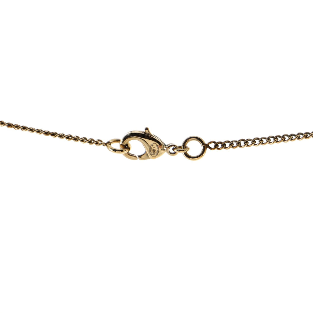CC Bow Necklace Crystal Embellished Metal