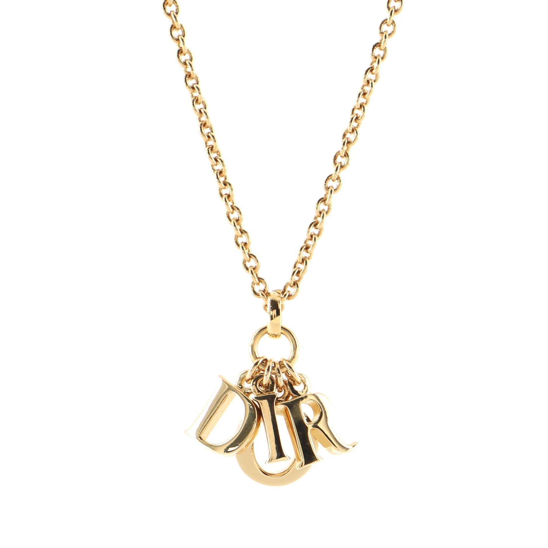 Dior Letters Necklace Metal