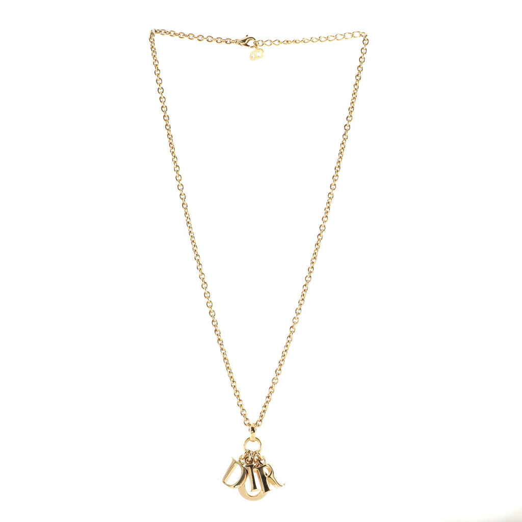 Dior Letters Necklace Metal
