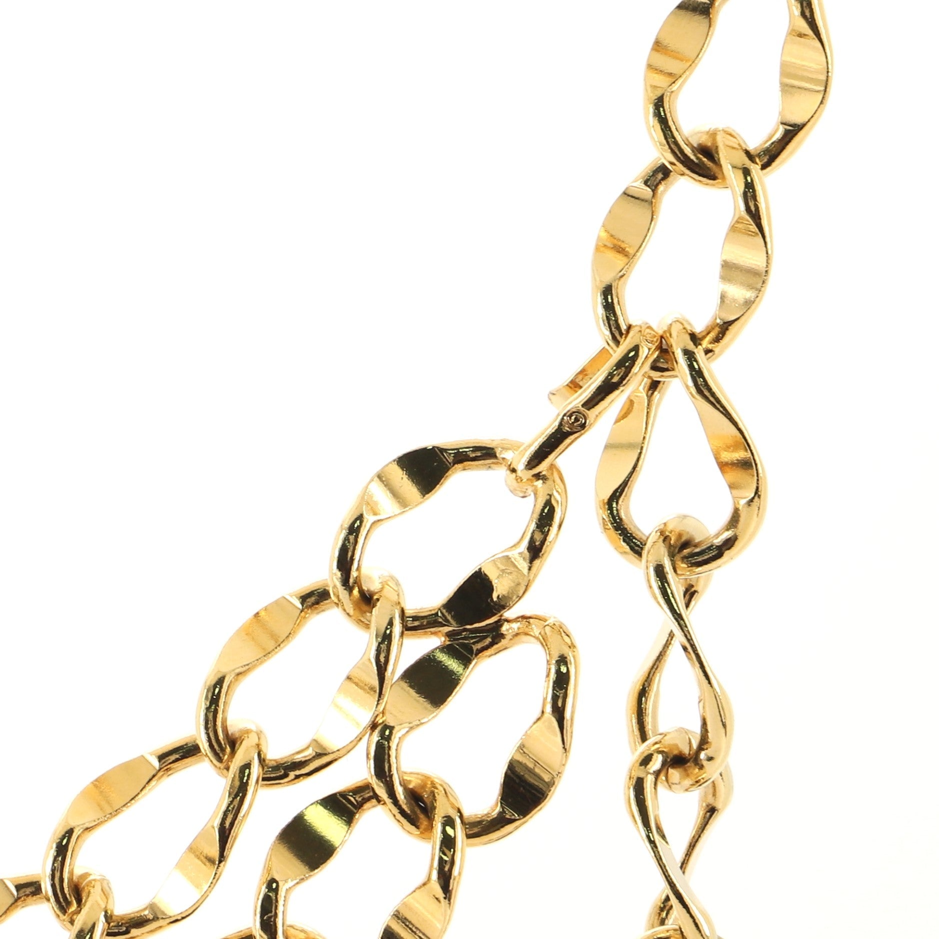 Vintage Medallion Chain Belt Metal 100
