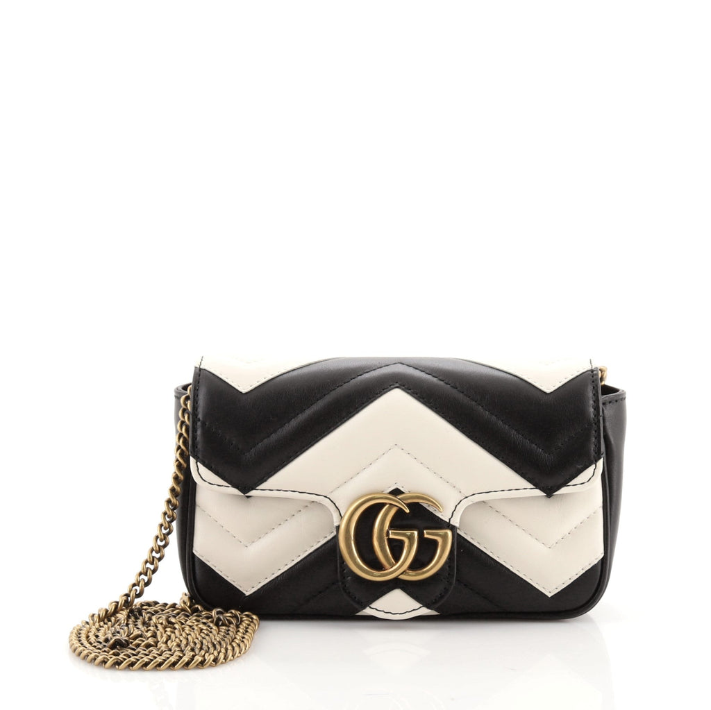 GG Marmont Flap Bag Matelasse Leather Super Mini