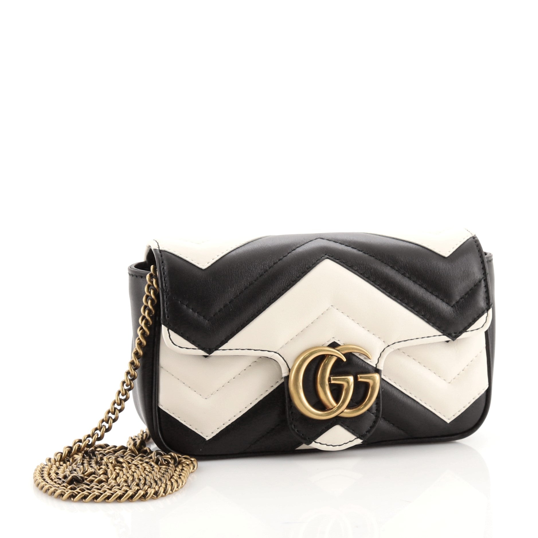 GG Marmont Flap Bag Matelasse Leather Super Mini