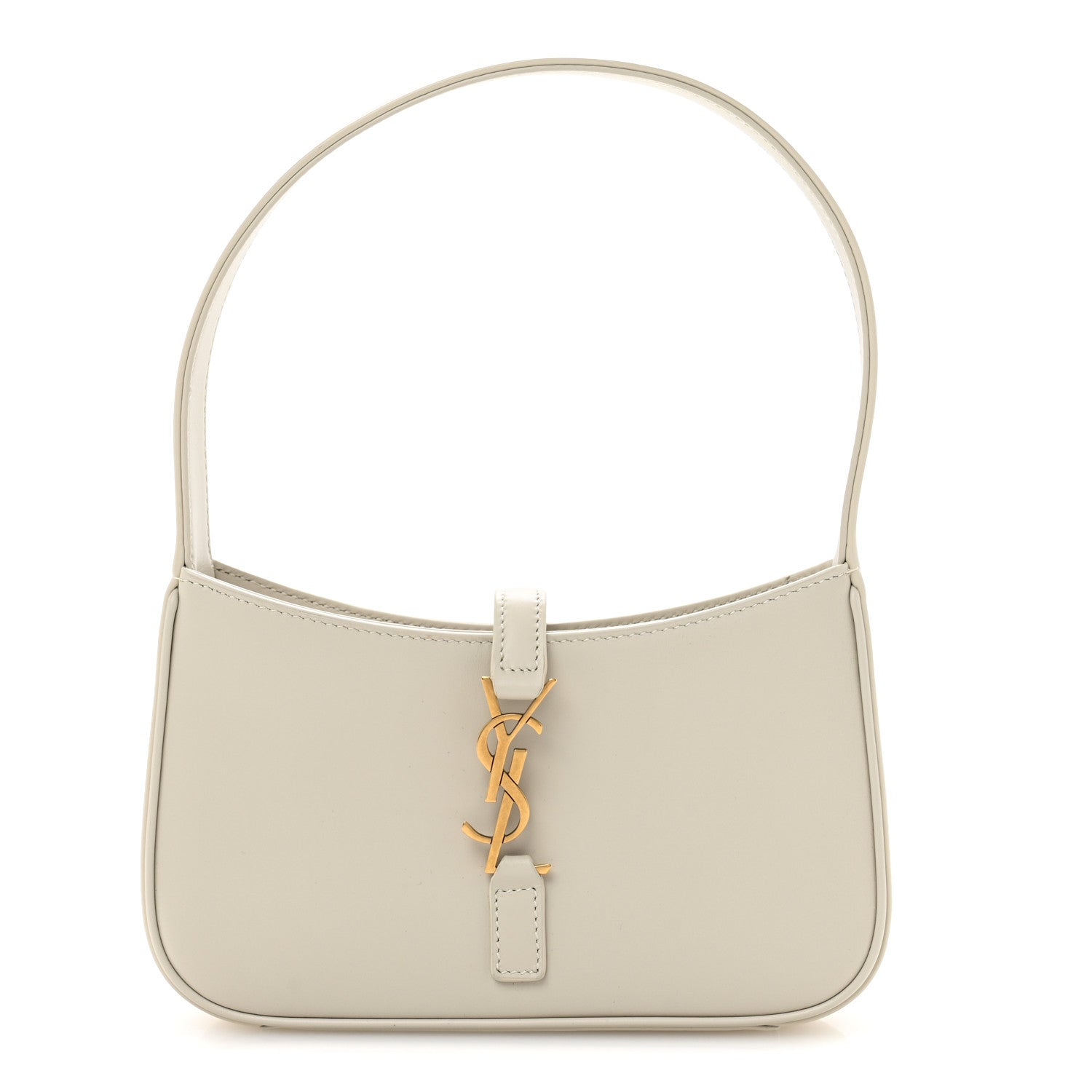Smooth Calfskin Le 5 A 7 Mini Hobo Blanc Vintage