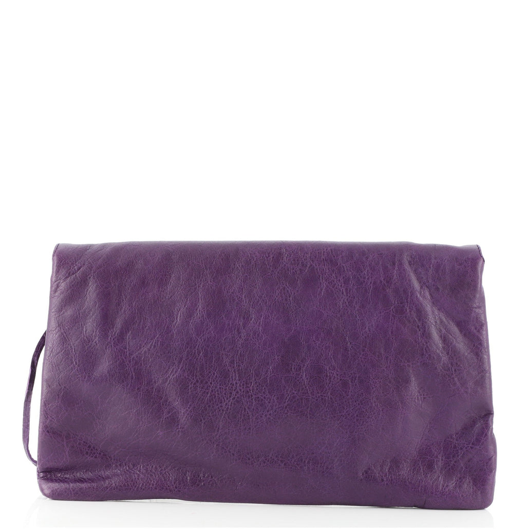 Classic Studs Envelope Clutch Leather