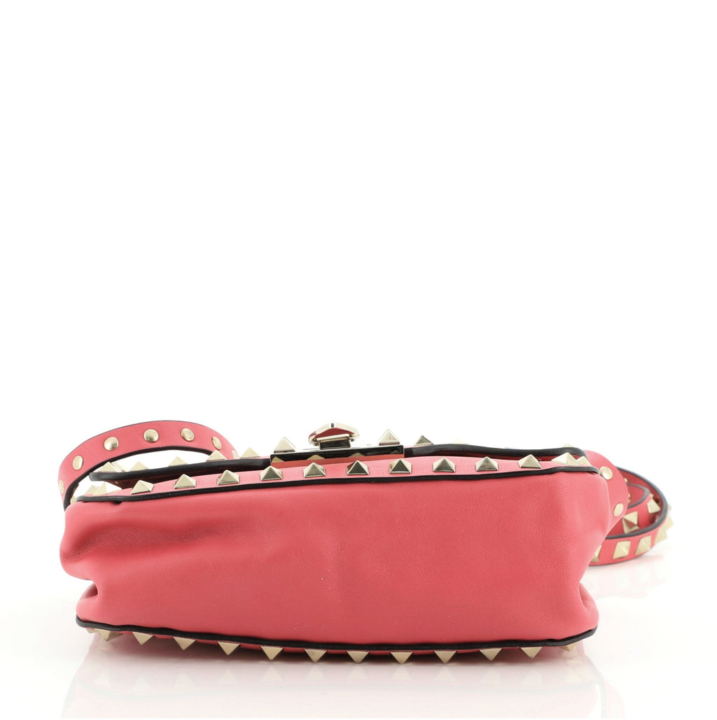 Rockstud Flip Lock Flap Bag Leather Mini