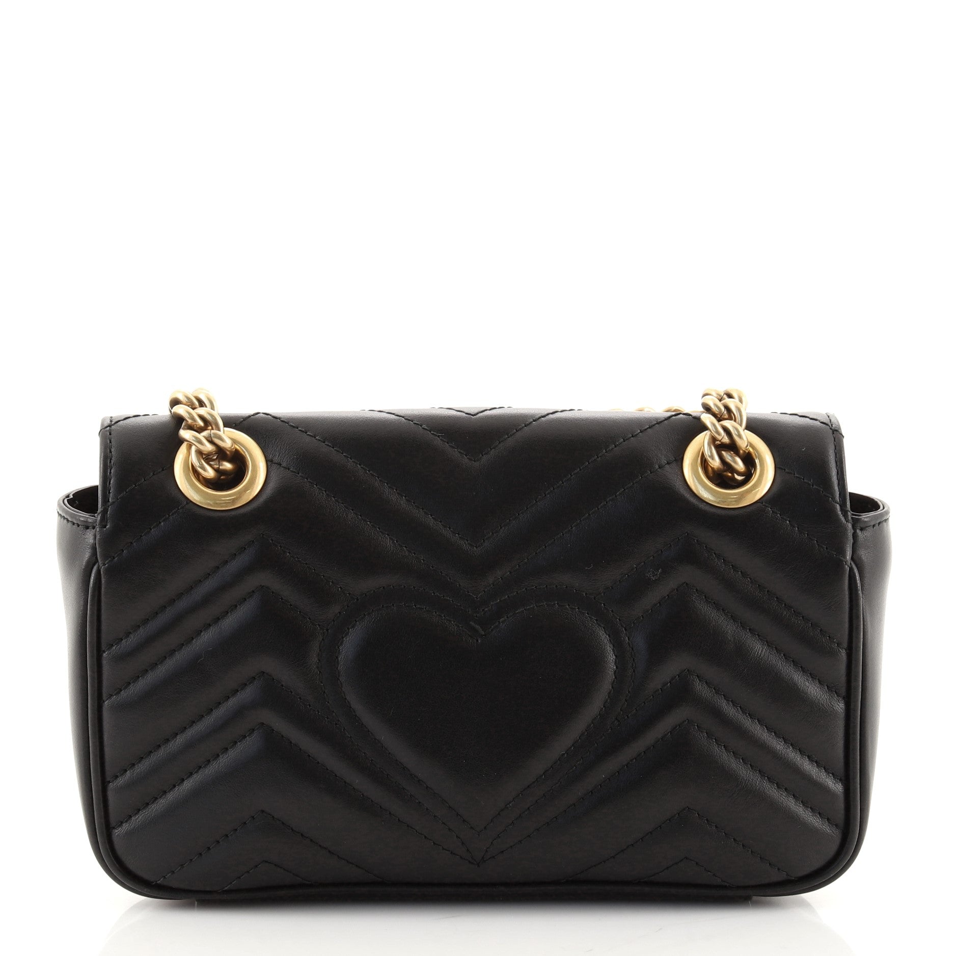 GG Marmont Flap Bag Matelasse Leather Mini