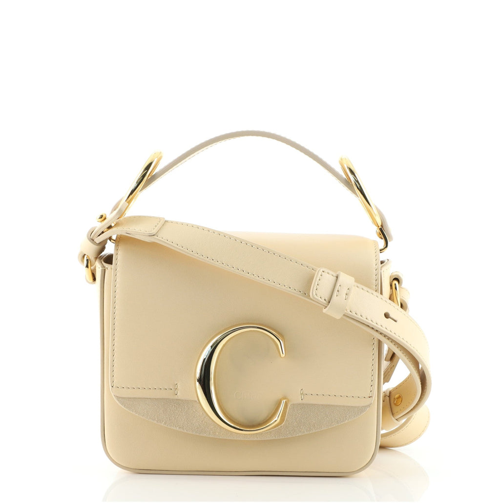C Double Carry Bag Leather Mini