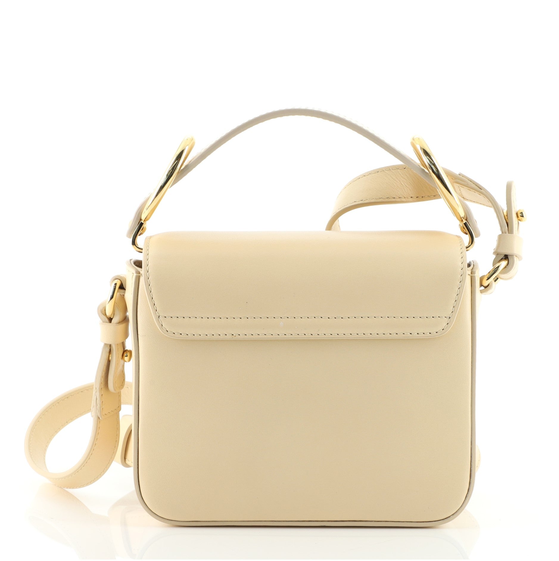 C Double Carry Bag Leather Mini
