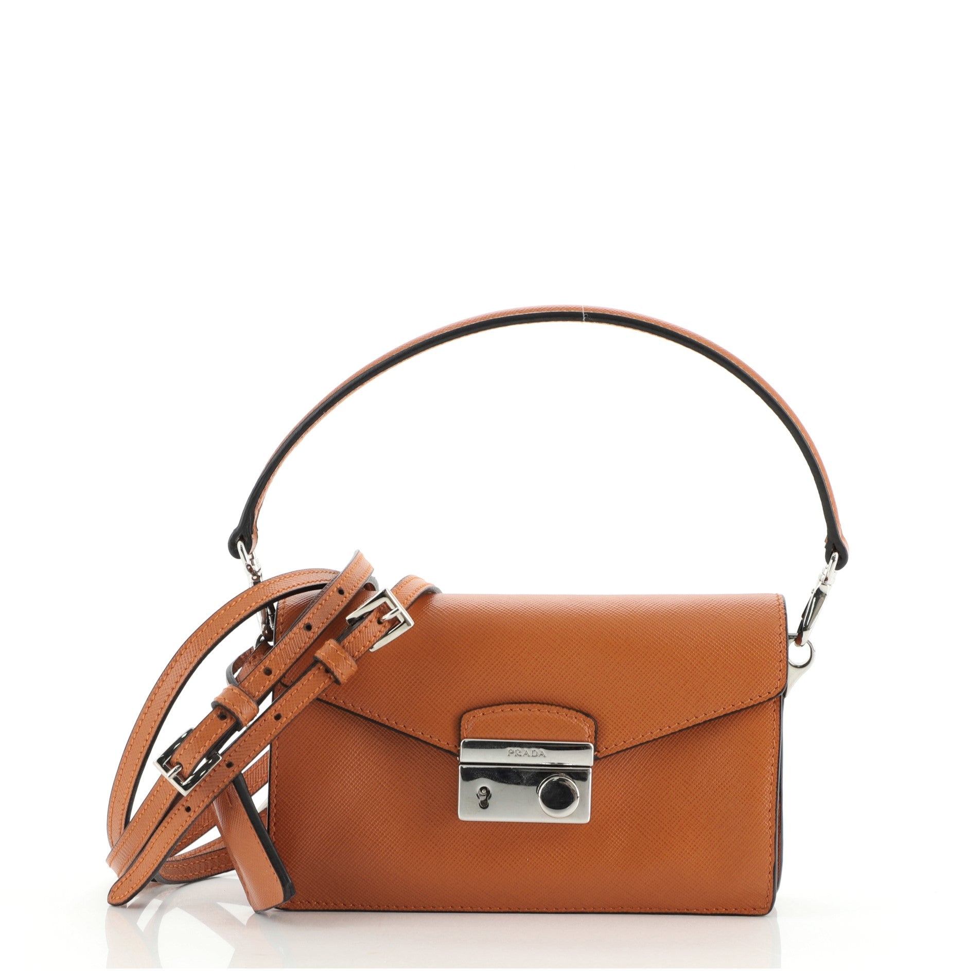 Convertible Sound Bag Saffiano Leather Mini