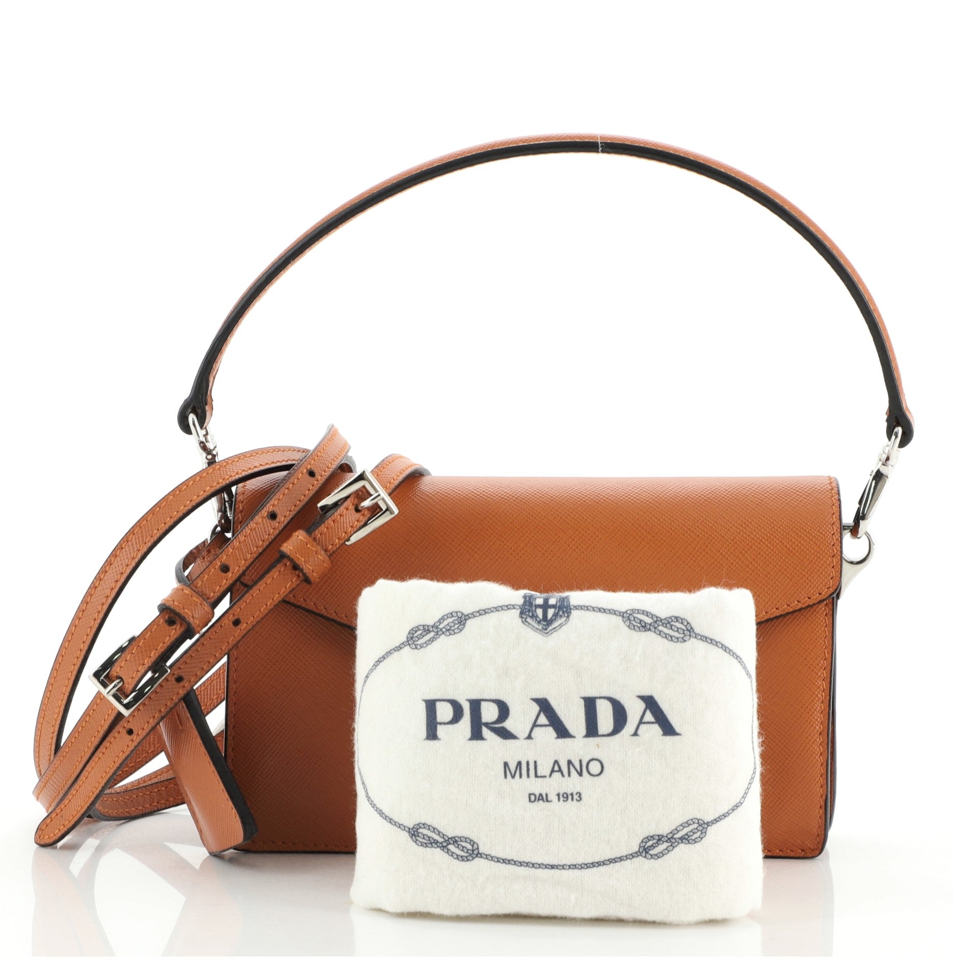 Convertible Sound Bag Saffiano Leather Mini