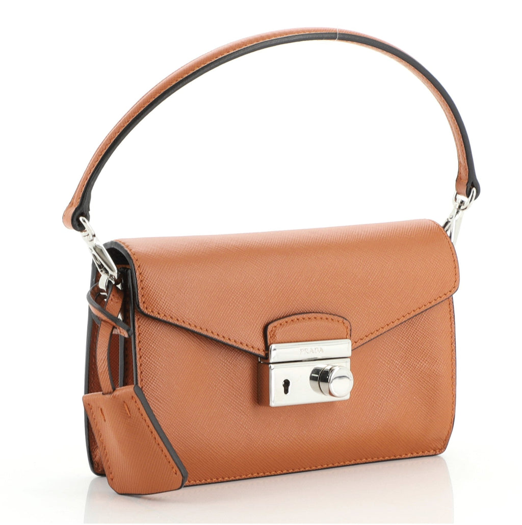 Convertible Sound Bag Saffiano Leather Mini