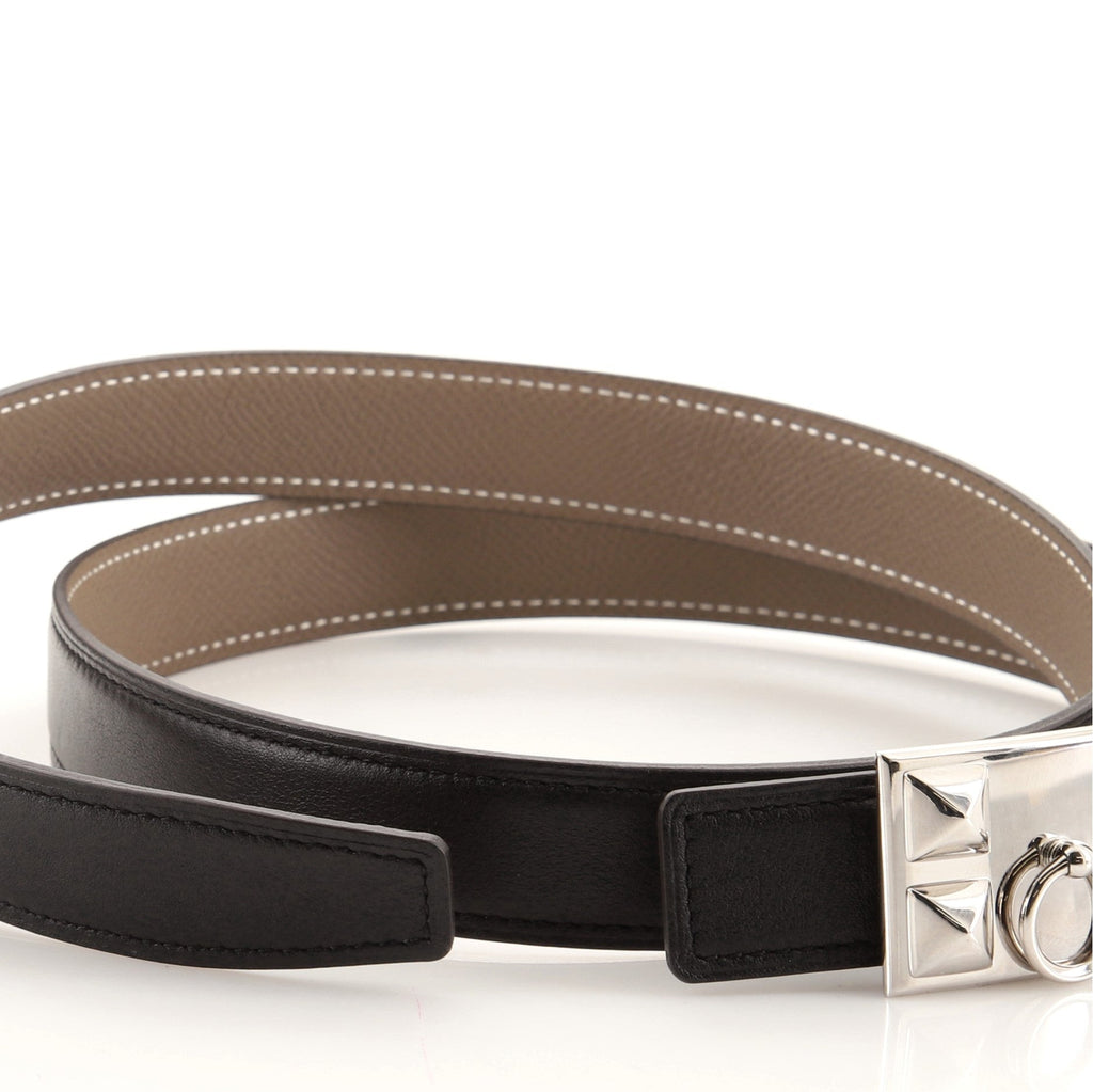 Collier de Chien Buckle Reversible Belt Leather Medium 90