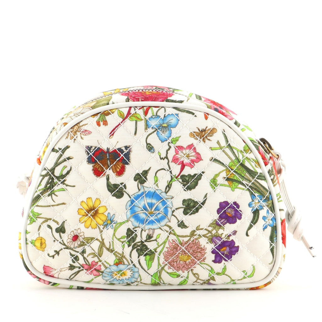 Trapuntata Camera Shoulder Bag Quilted Flora Canvas	 Mini