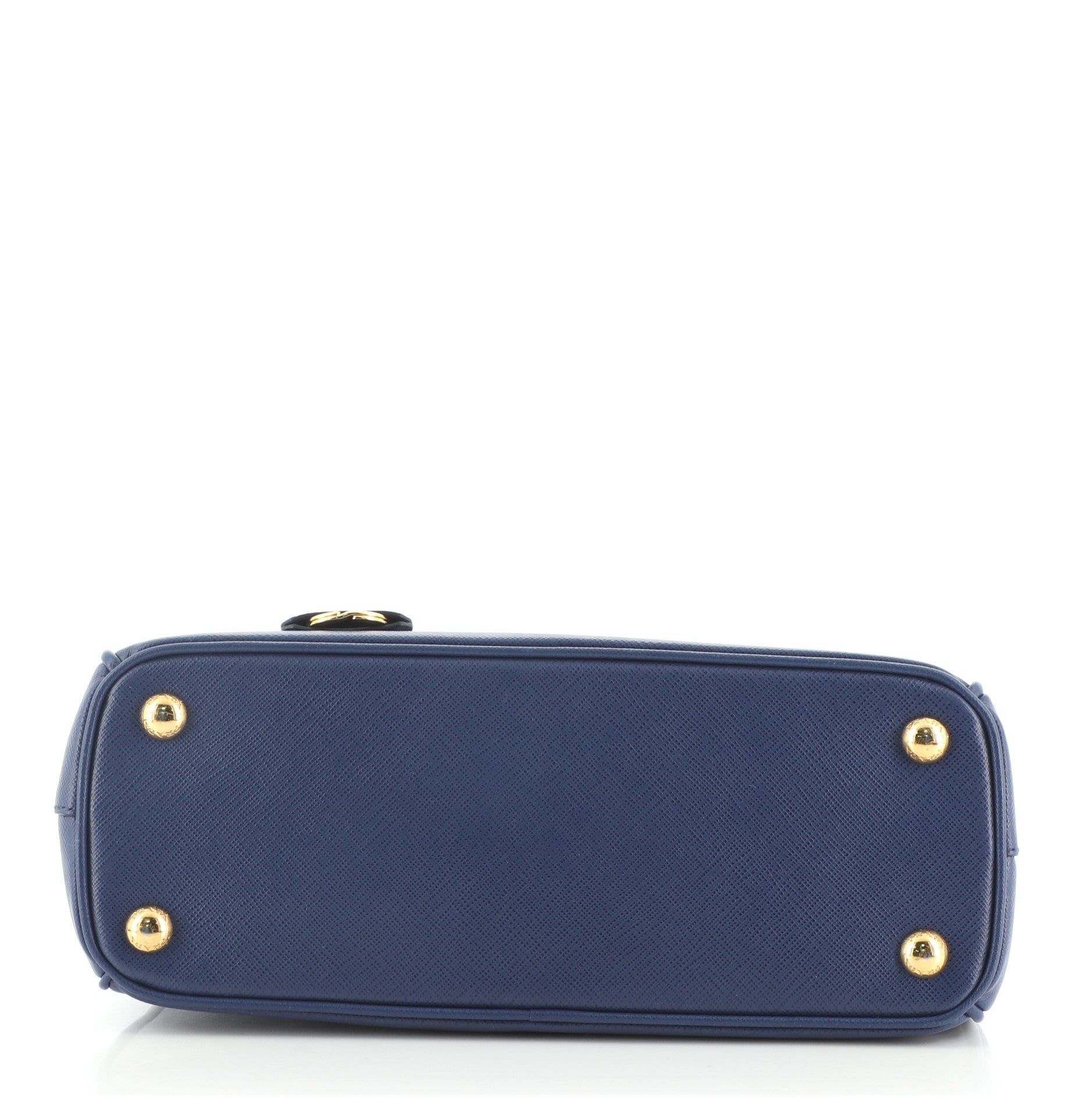 Double Zip Lux Tote Saffiano Leather Mini