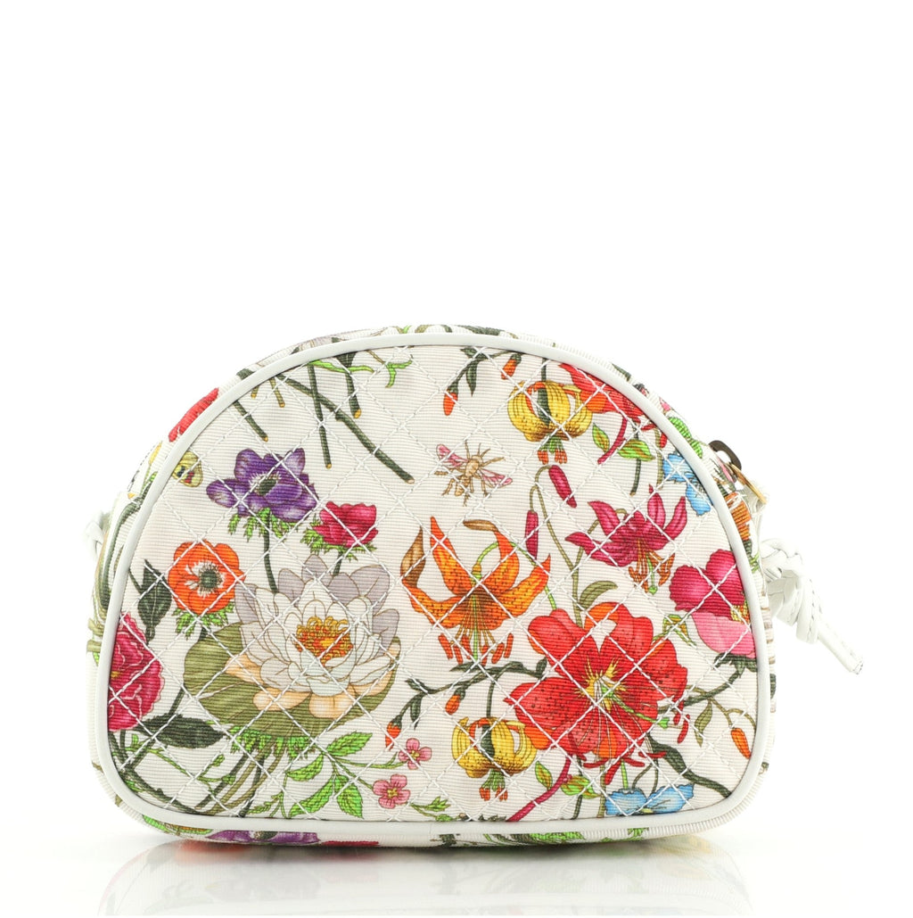 Trapuntata Camera Shoulder Bag Quilted Flora Canvas	 Mini
