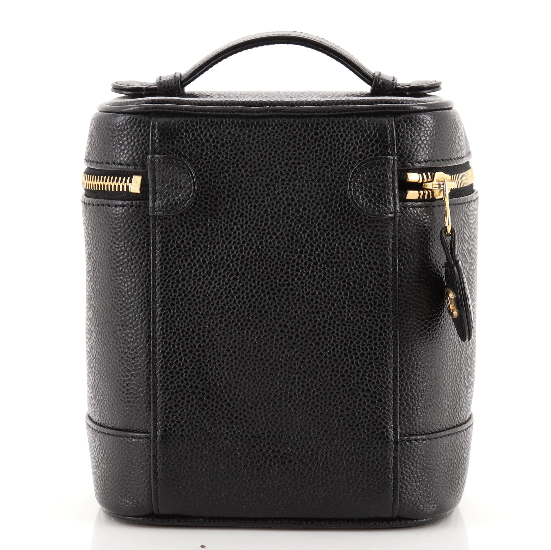 Vintage Timeless Cosmetic Case Caviar Tall