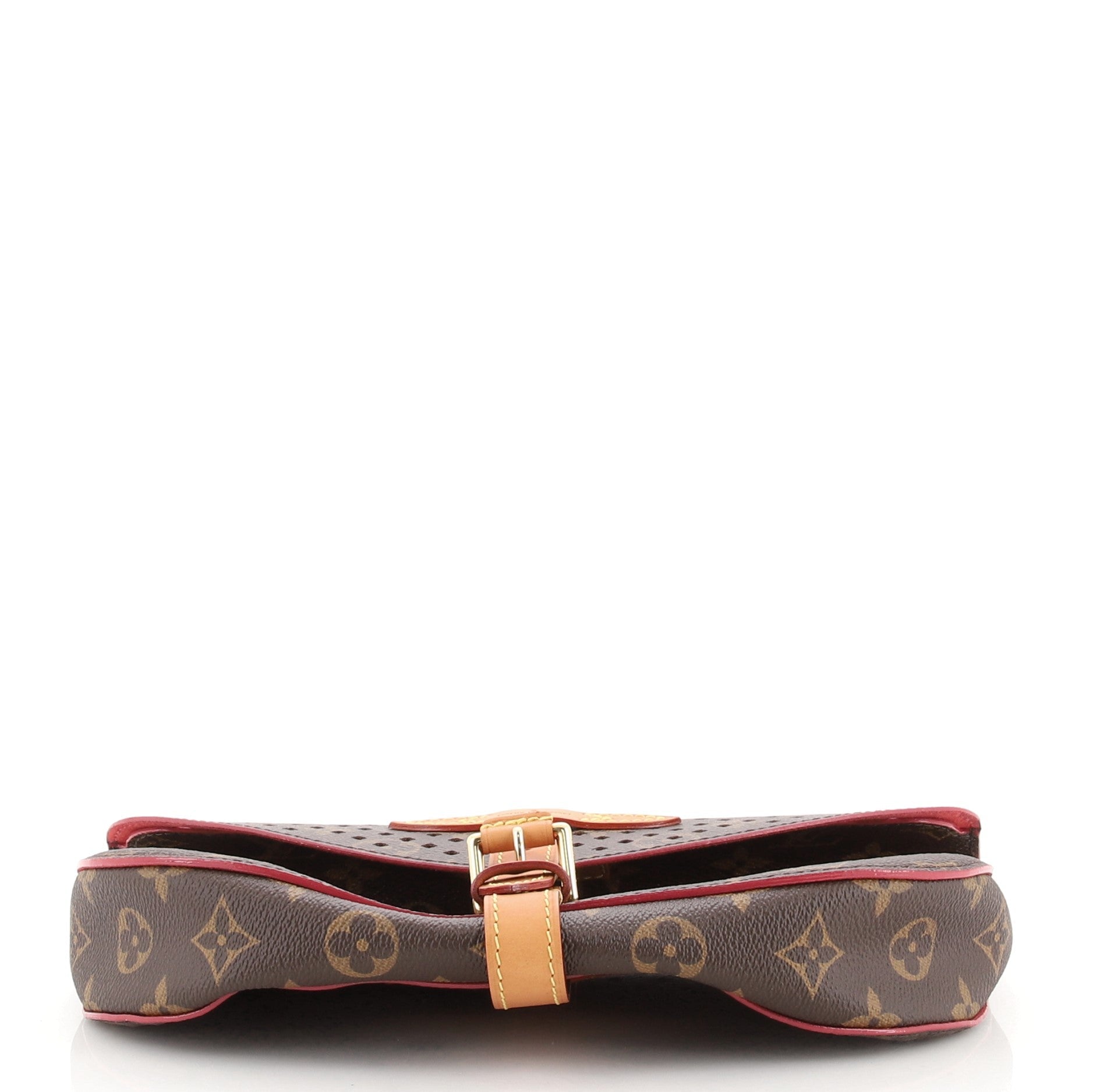 Flore Saumur Clutch Perforated Monogram Canvas
