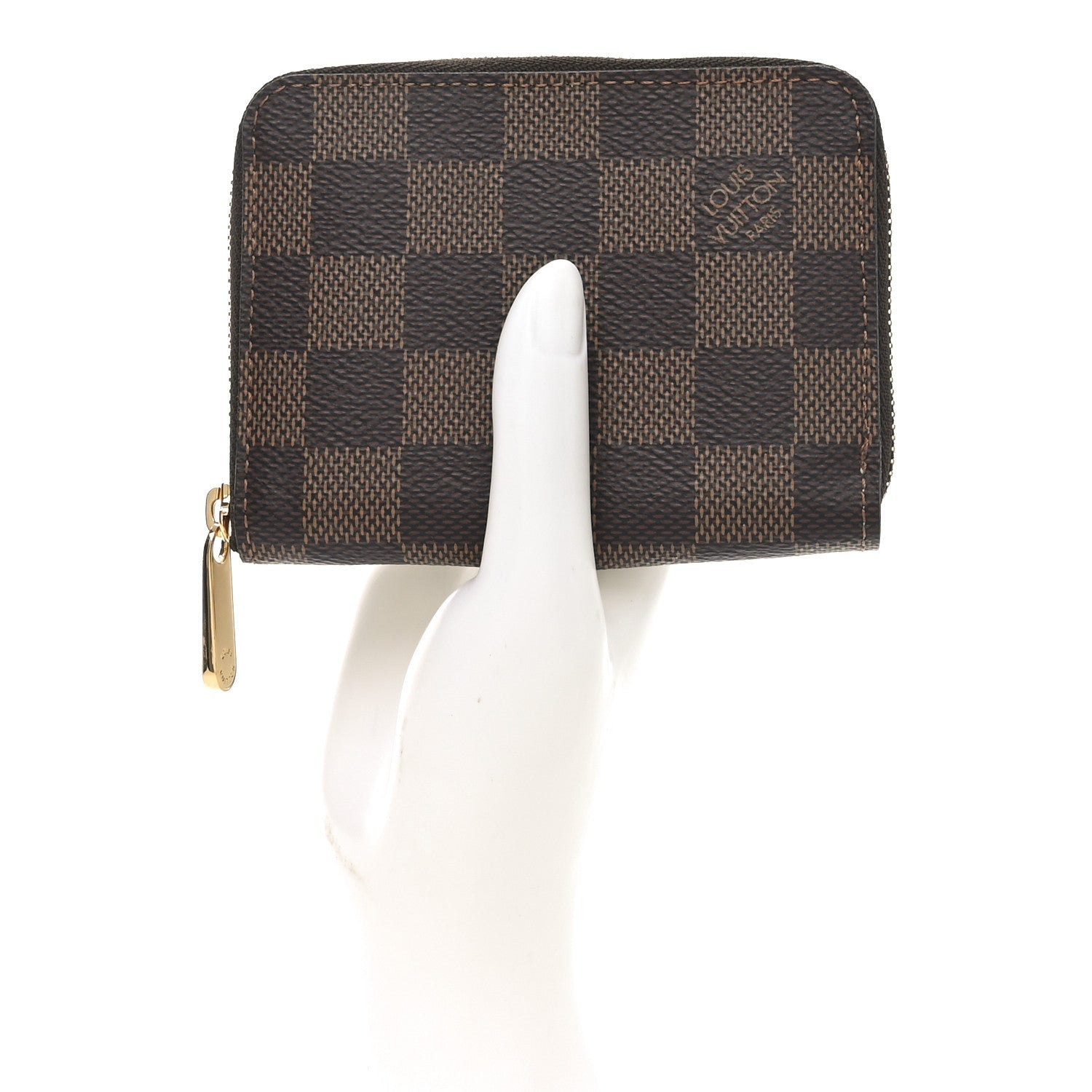Damier Ebene Zippy Coin Purse