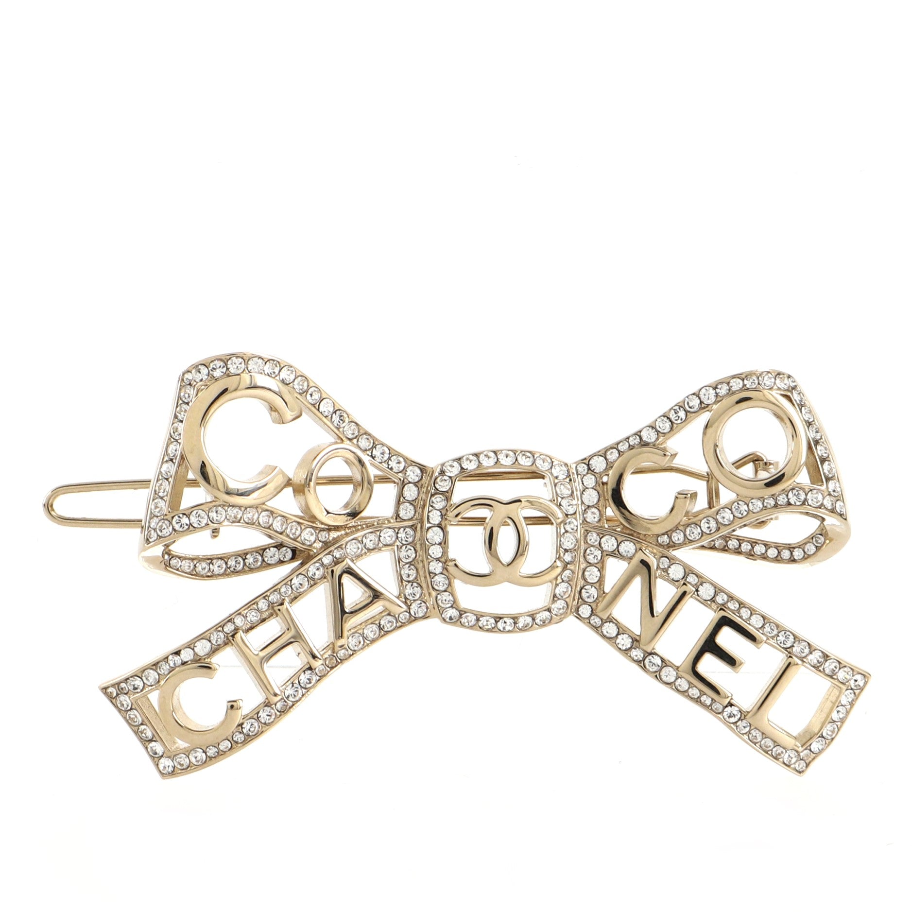 Bow-tiful Hair Clip Metal with Crystal XS