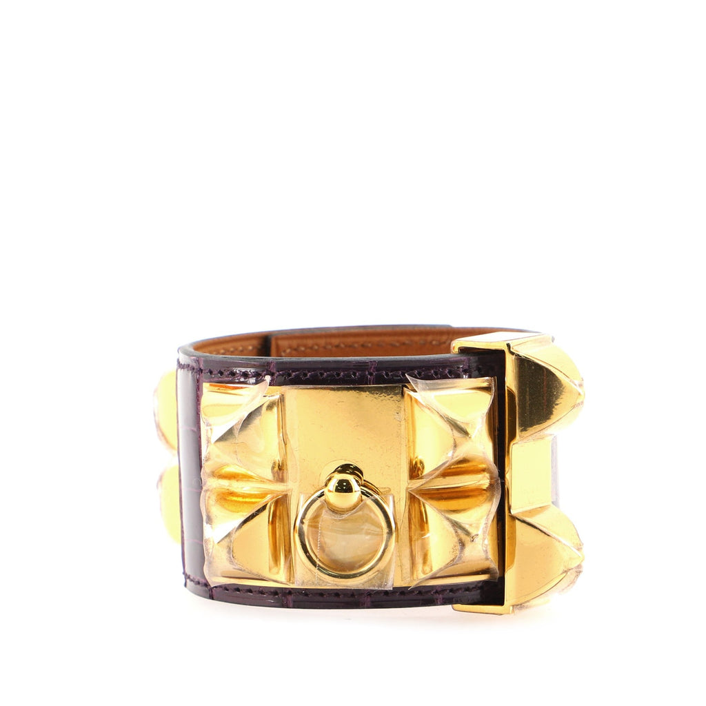 Collier de Chien Bracelet Shiny Alligator