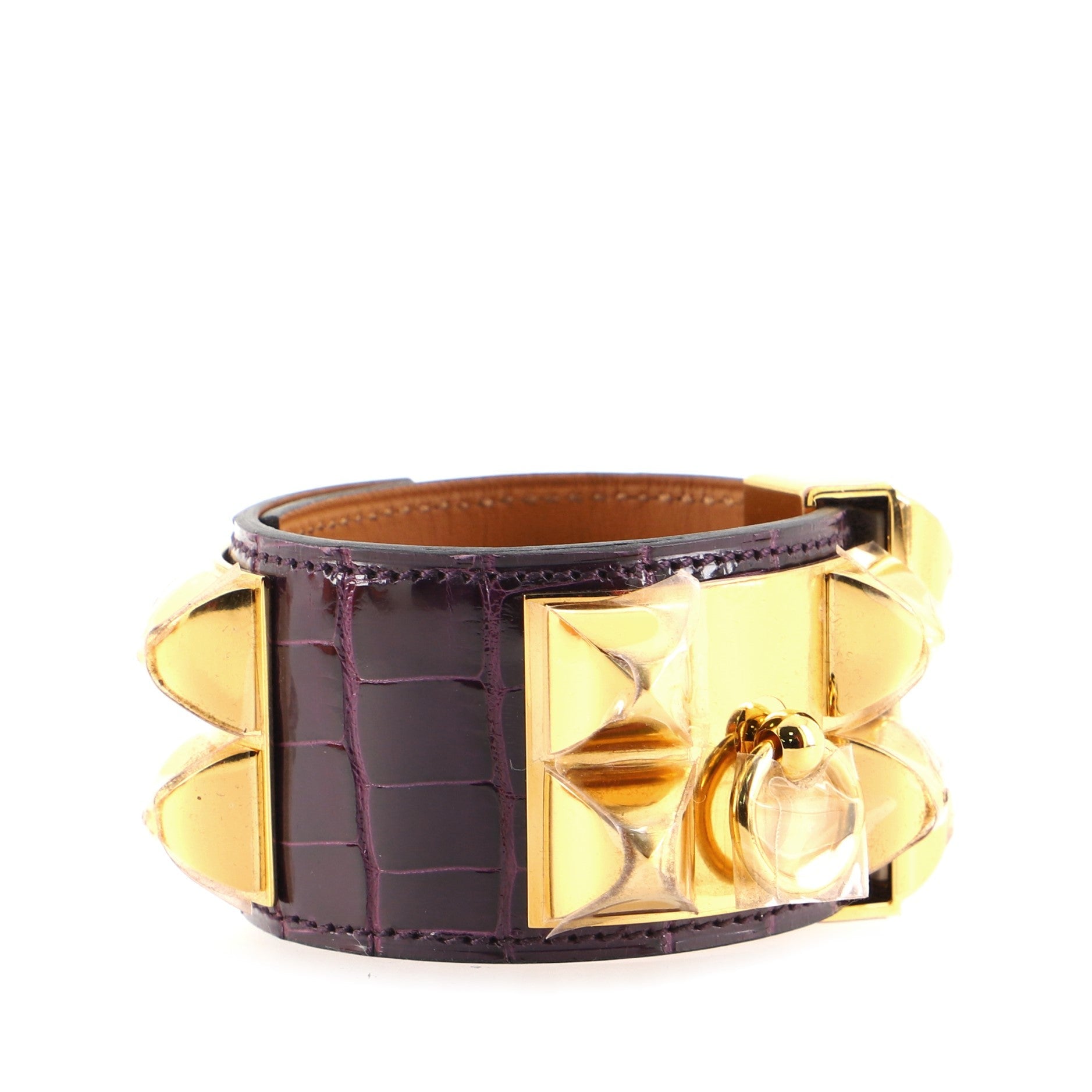 Collier de Chien Bracelet Shiny Alligator