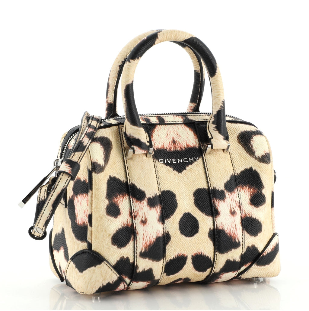 Lucrezia Duffle Bag Printed Leather Mini