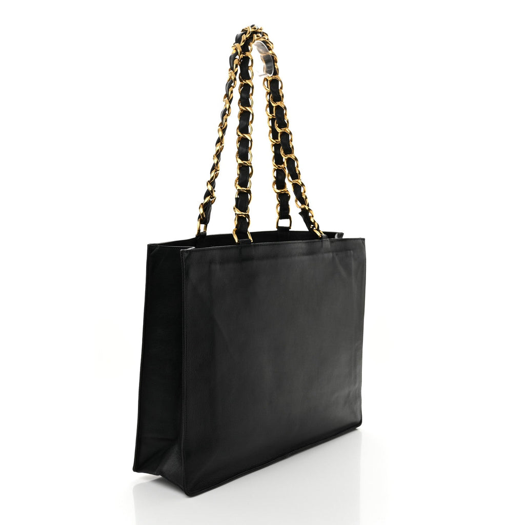 Lambskin CC Tote Navy