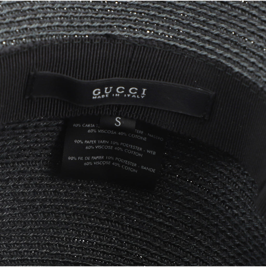 Interlocking G Bucket Hat Raffia Medium