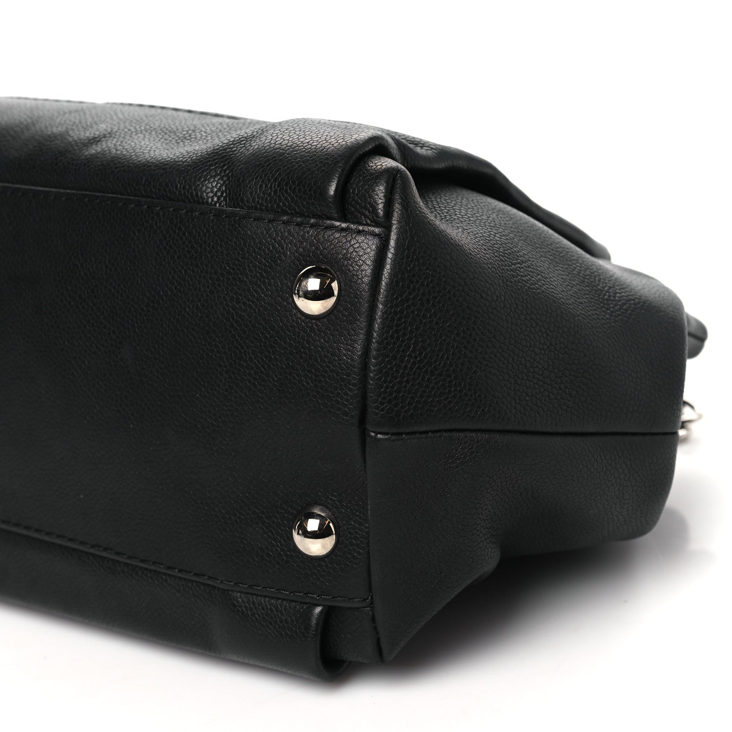 Caviar Large CC Tuck Tote Black