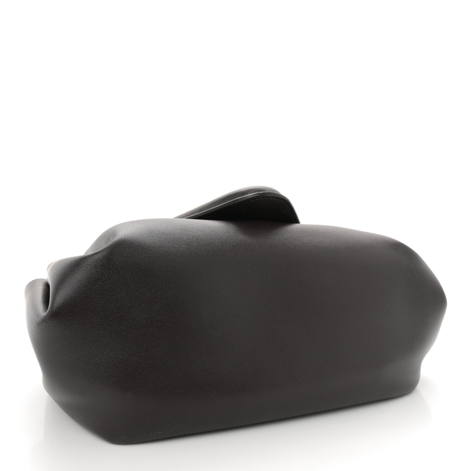 Lambskin Small Beak Triangle Flap Shoulder Bag Fondant