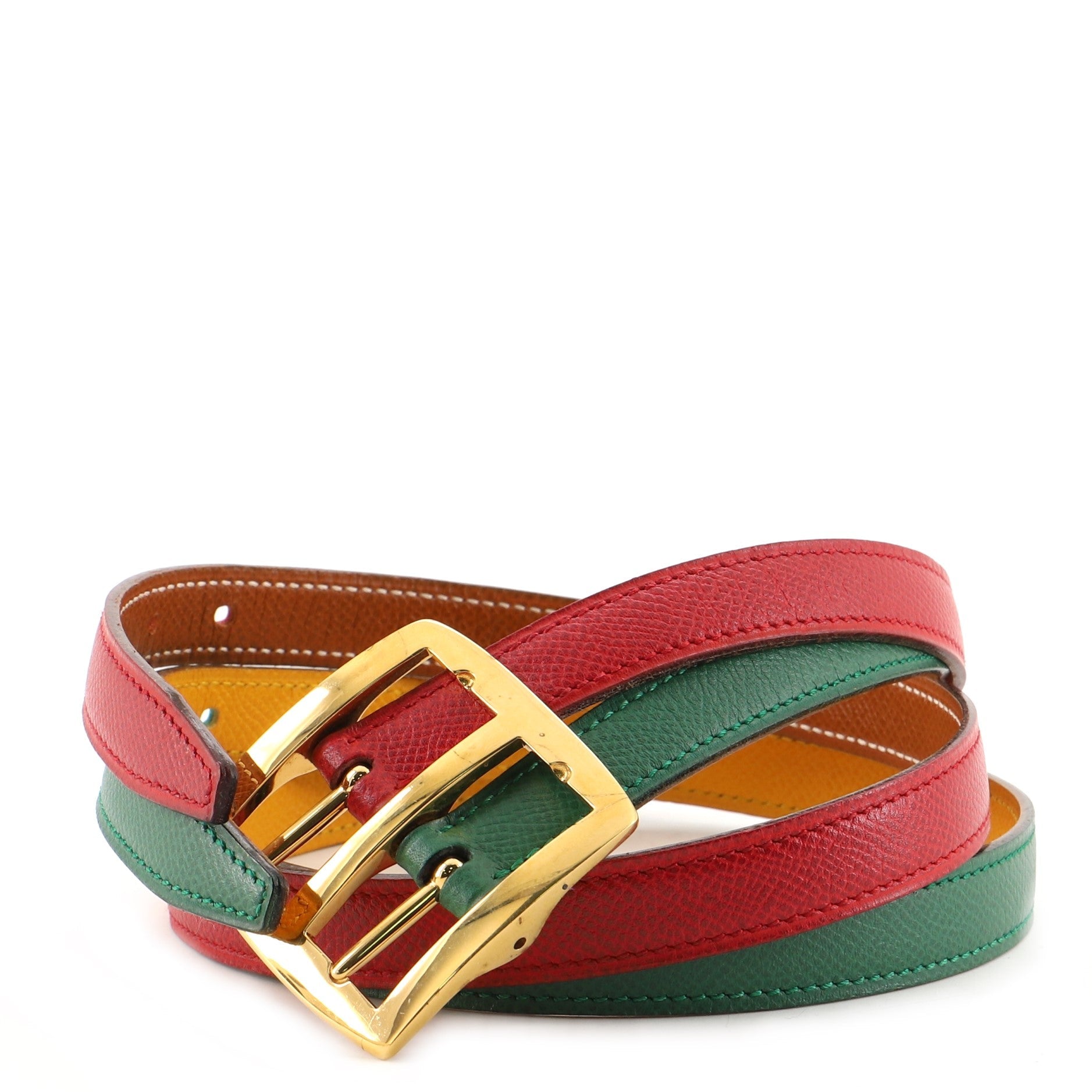 Double Strand Belt Leather Extra Wide 75