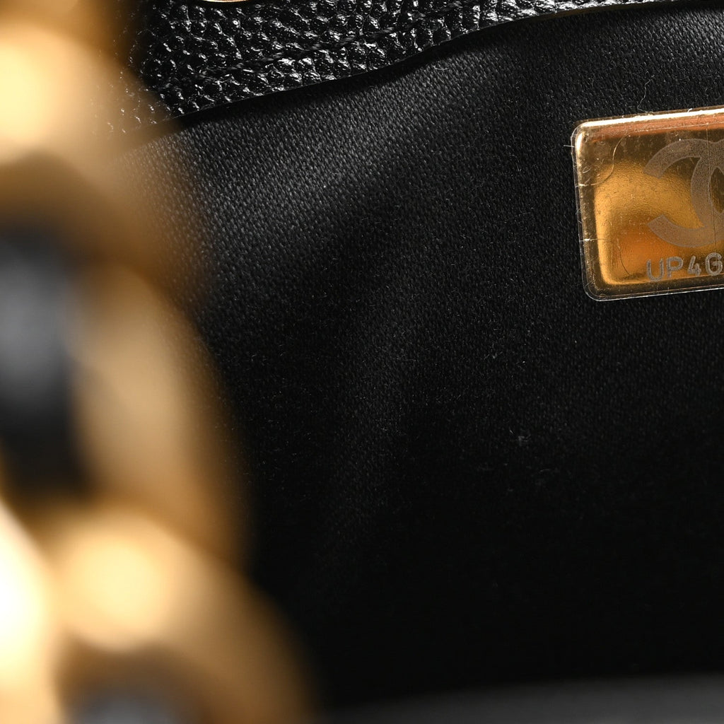 Caviar Quilted Small Chanel 25 Handbag Black