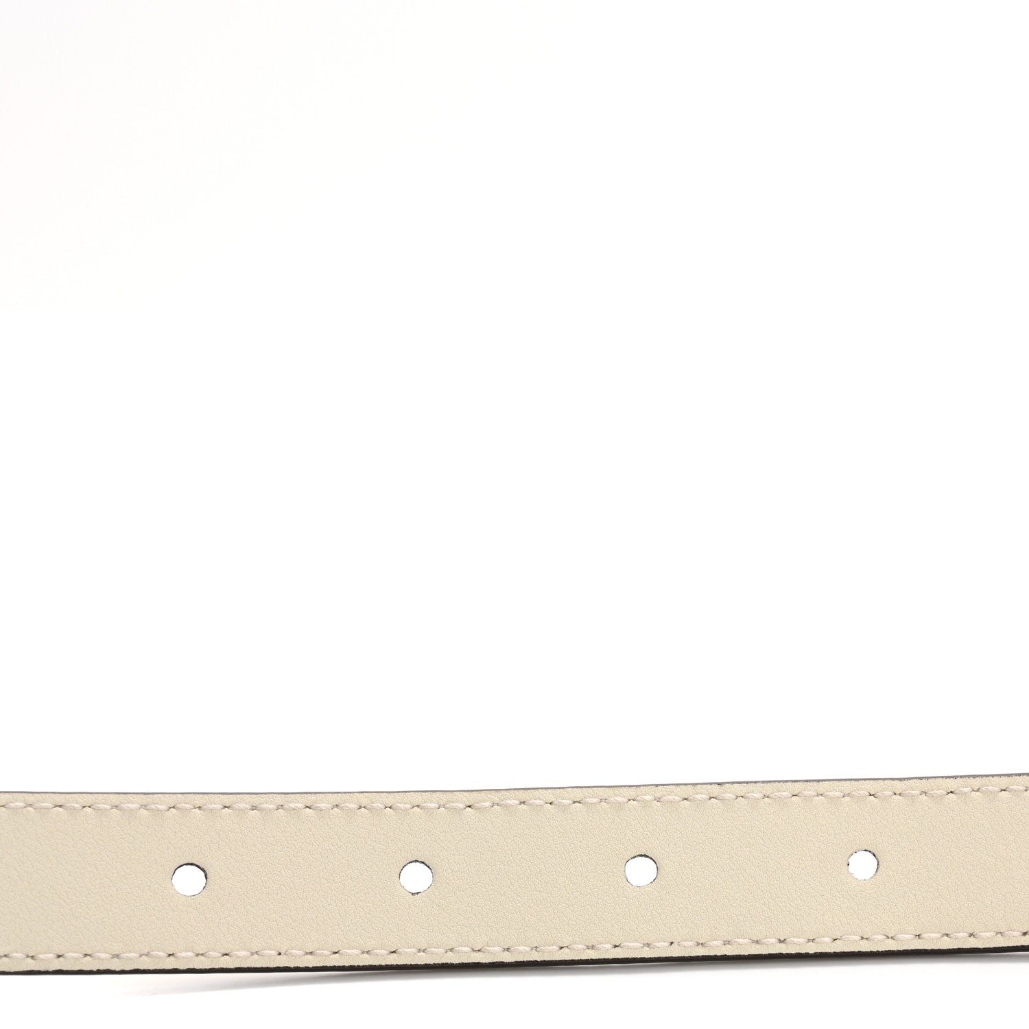 Calfskin Double G 20mm Belt 80 32 Mystic White