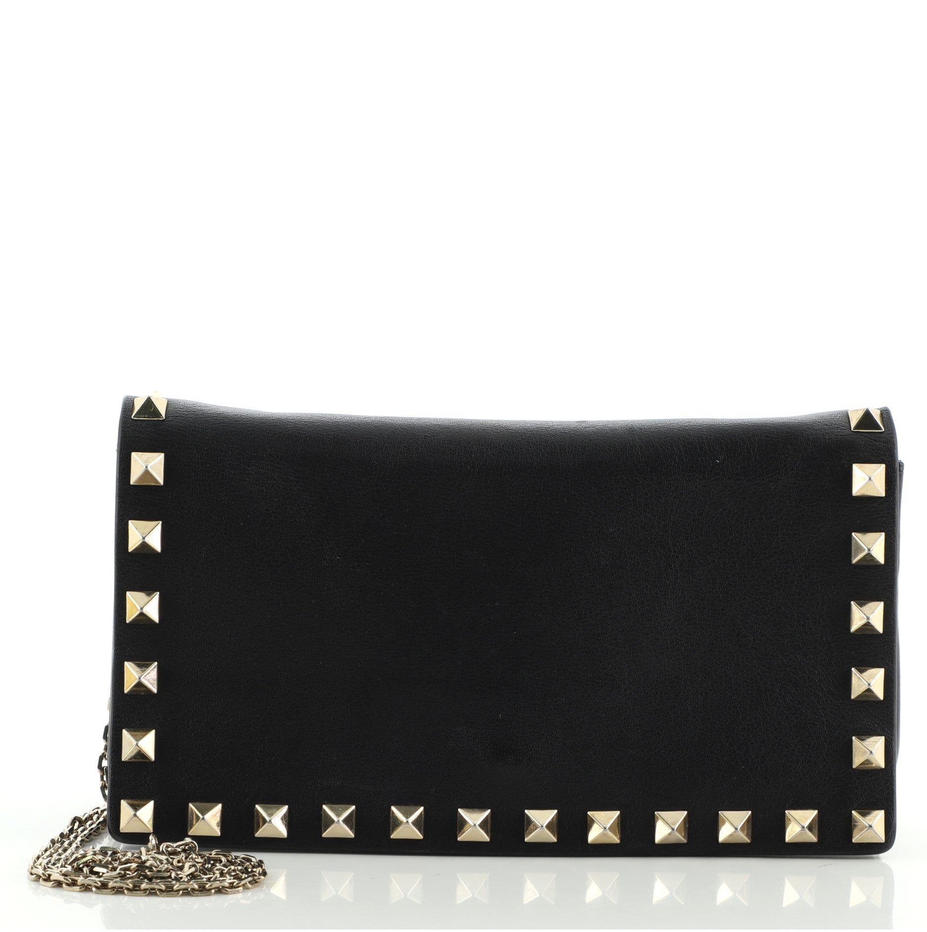 Rockstud Pouch Crossbody Bag Leather Mini