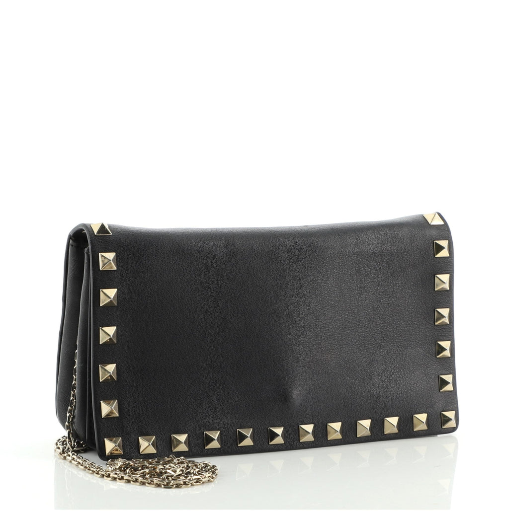 Rockstud Pouch Crossbody Bag Leather Mini