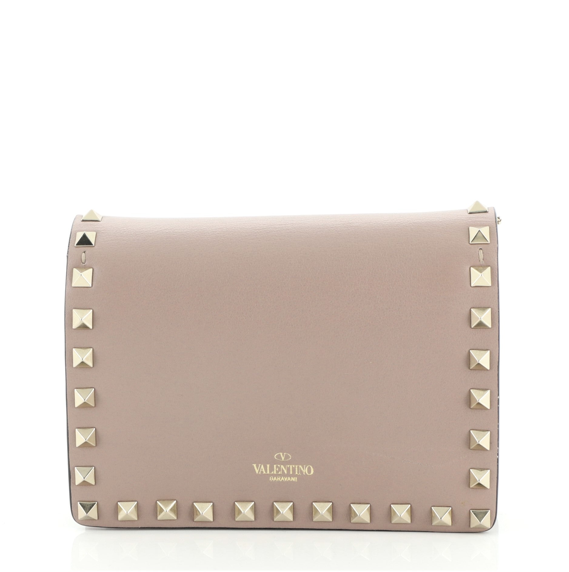 Rockstud Pouch Crossbody Bag Leather Mini
